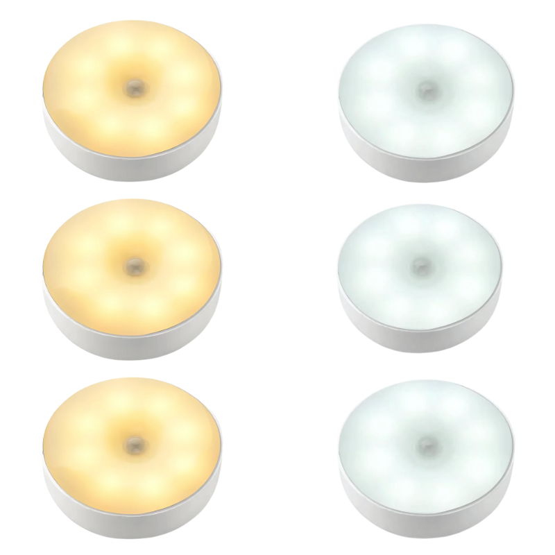 Rörelseavkännande Nattlampa för Barn och Bebisar – Uppladdningsbar, Varmvit Belysning med Magnetisk Fäste 3