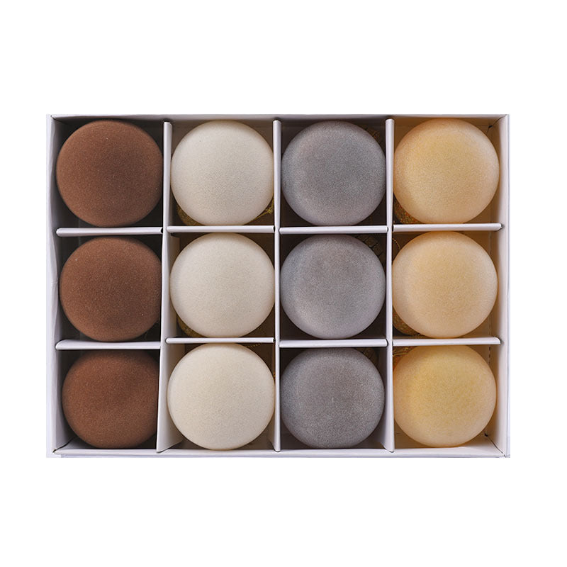 Brązowy + Biały + Szary + Kremowy