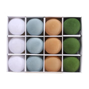 Sammetsprydnader | Flockade julkulor för elegant dekoration 0