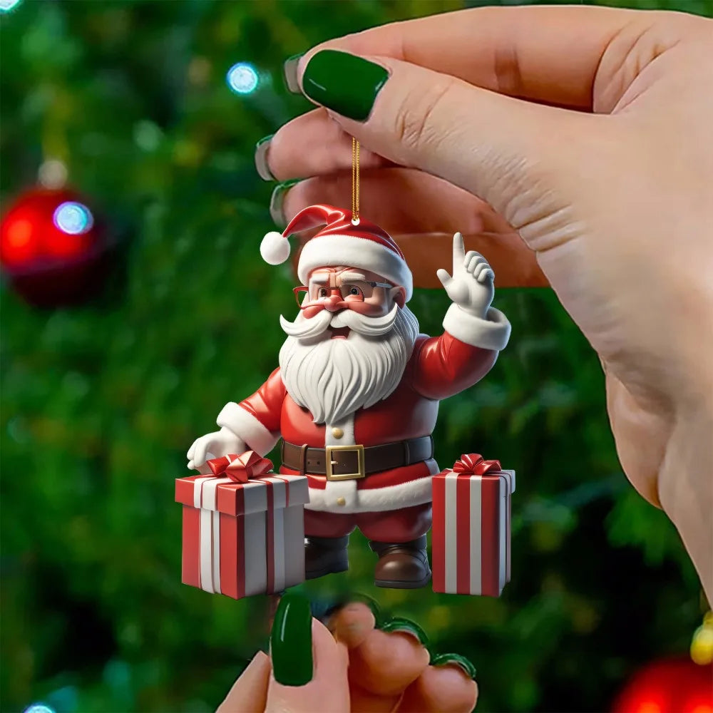 SantaHangs | Mini jultomtehängande dekorationer 3