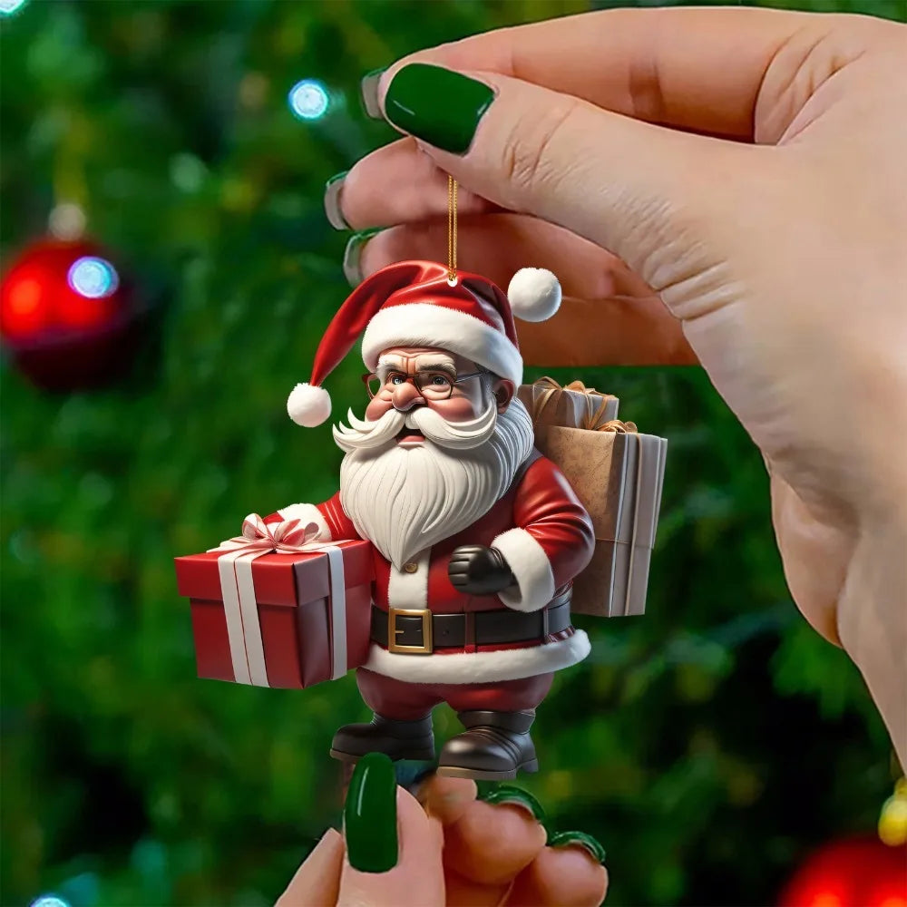 SantaHangs | Mini jultomtehängande dekorationer 5