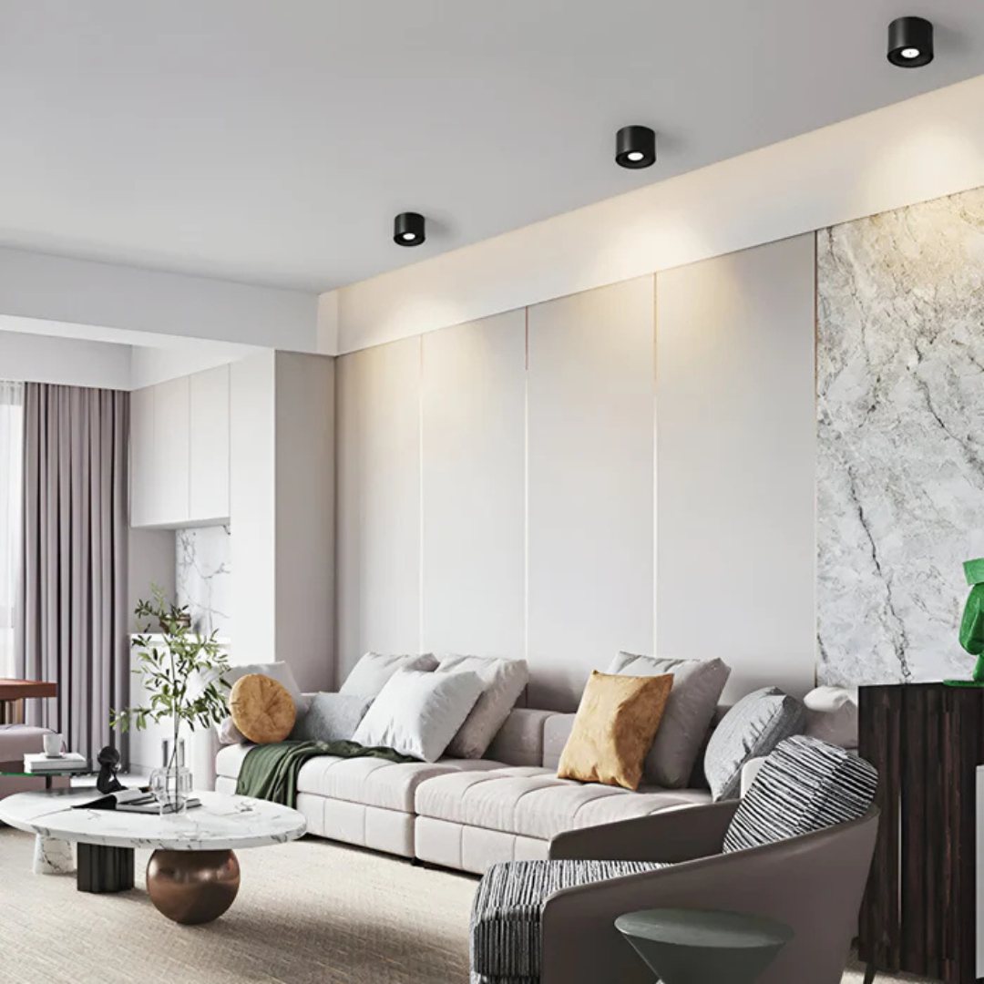 Selas - Minimalistisk LED-taklampa | 360° roterbar design 1