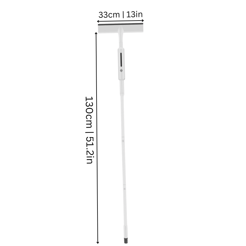 SkyClean Fönsterskrapa med Spray och Dubbelbladsteknik – Effektiv Rengöring utan Ränder 1