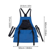 Slitstarkt Vattentätt Förkläde för Trädgårdsarbete med Handsfree Skörd – Blå, Grå, Grön, Röd 1