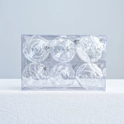 Snöglobskulor | Hängande julkulor med glans 4