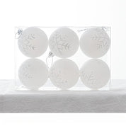 Snöglobskulor | Hängande julkulor med glans 8