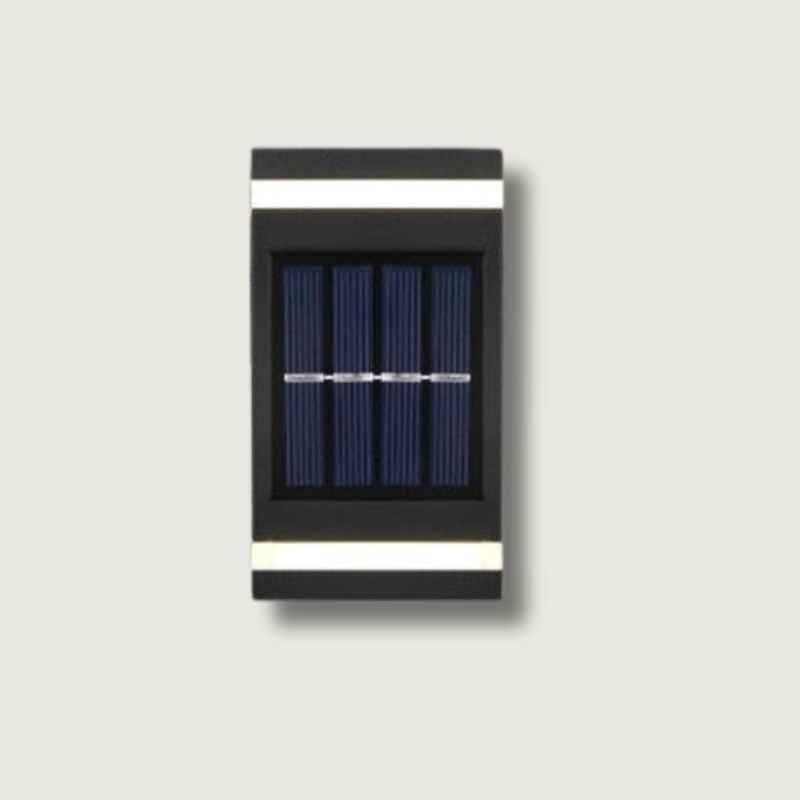 Solar Vägglampa med Elegant Design och Energieffektiv LED – Perfekt för Trädgårdsbelysning 1
