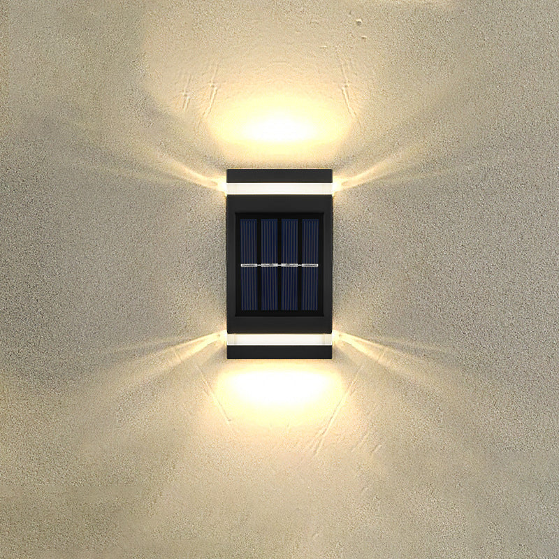 Solar Vägglampa med Elegant Design och Energieffektiv LED – Perfekt för Trädgårdsbelysning 4