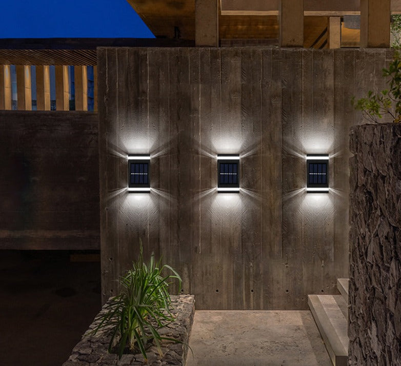 Solar Vägglampa med Elegant Design och Energieffektiv LED – Perfekt för Trädgårdsbelysning 5