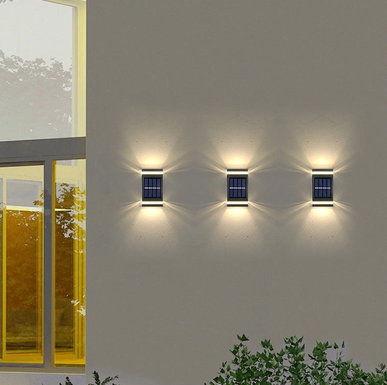 Solar Vägglampa med Elegant Design och Energieffektiv LED – Perfekt för Trädgårdsbelysning 6