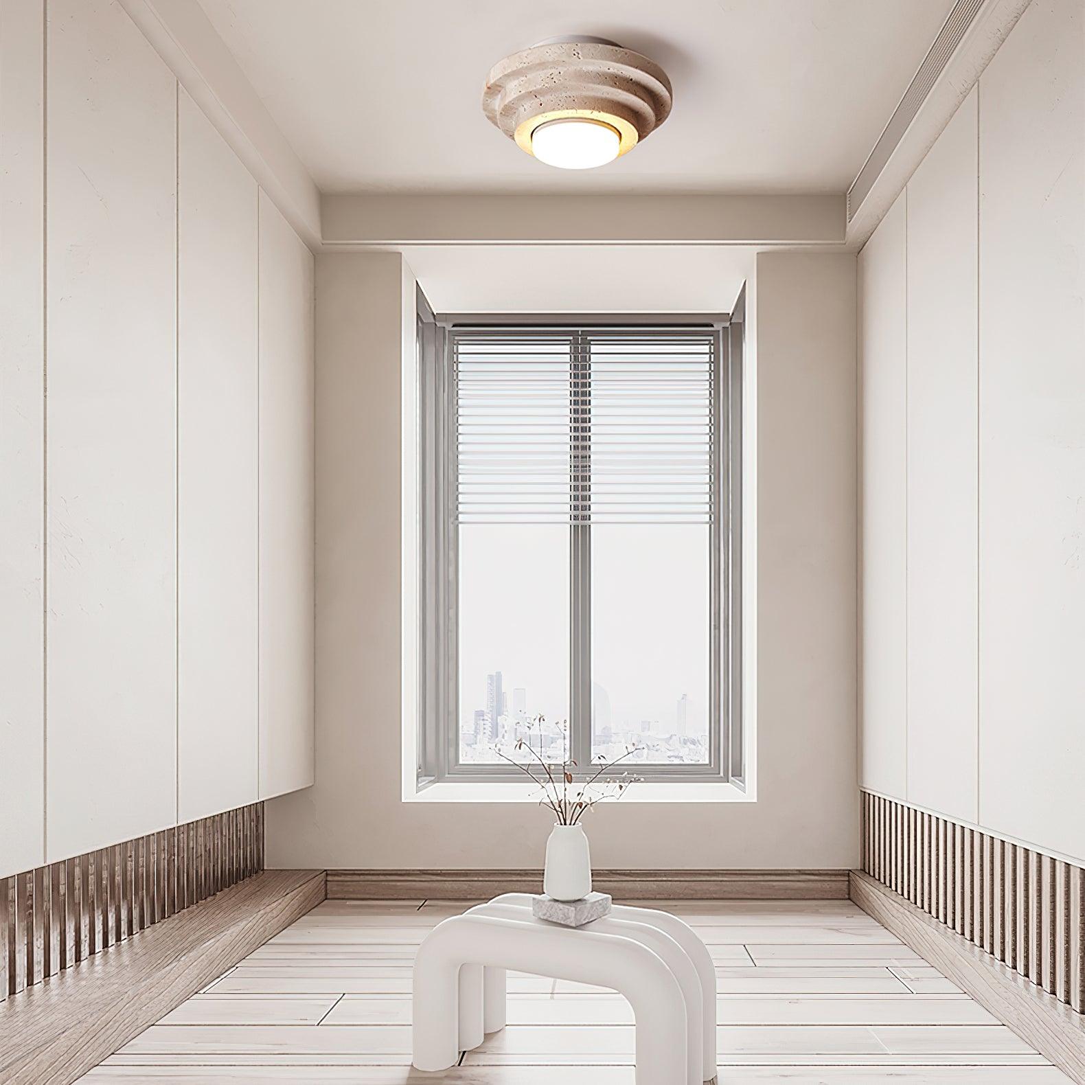 Solara - LED-taklampa i natursten 3