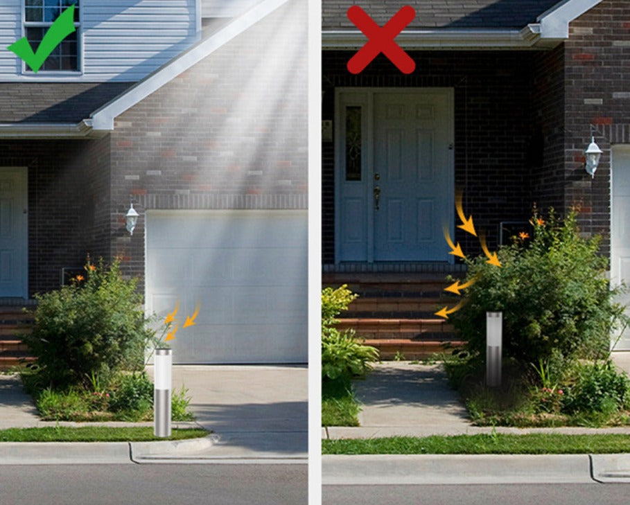 Solcellsgångvägslampa Utomhus med Intelligent Sensor och Vattentålig Design för Hållbar Belysning 3