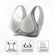 Sömlös komfortlyftande bh – Ergonomiskt stöd utan bygel 9