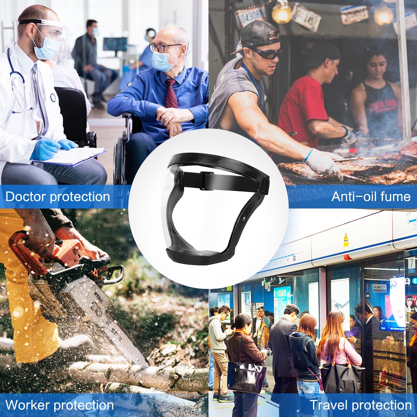 Superskyddande anti-imma ansiktsskydd 5