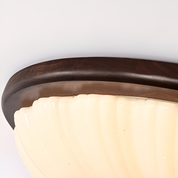 Talena - Amerikansk vintage trä retro LED taklampa 7