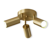 Tessera - LED-taklampa i mässing, modern design 5