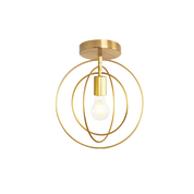 Thaleia - Modern ringformad taklampa guld 7