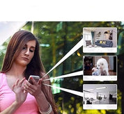 Trådlös 1080p WiFi-övervakningskamera för inomhus- och utomhusbruk - Smart Home-kompatibel, väderbeständig design 2