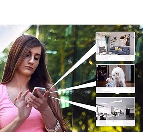 Trådlös 1080p WiFi-övervakningskamera för inomhus- och utomhusbruk - Smart Home-kompatibel, väderbeständig design 2