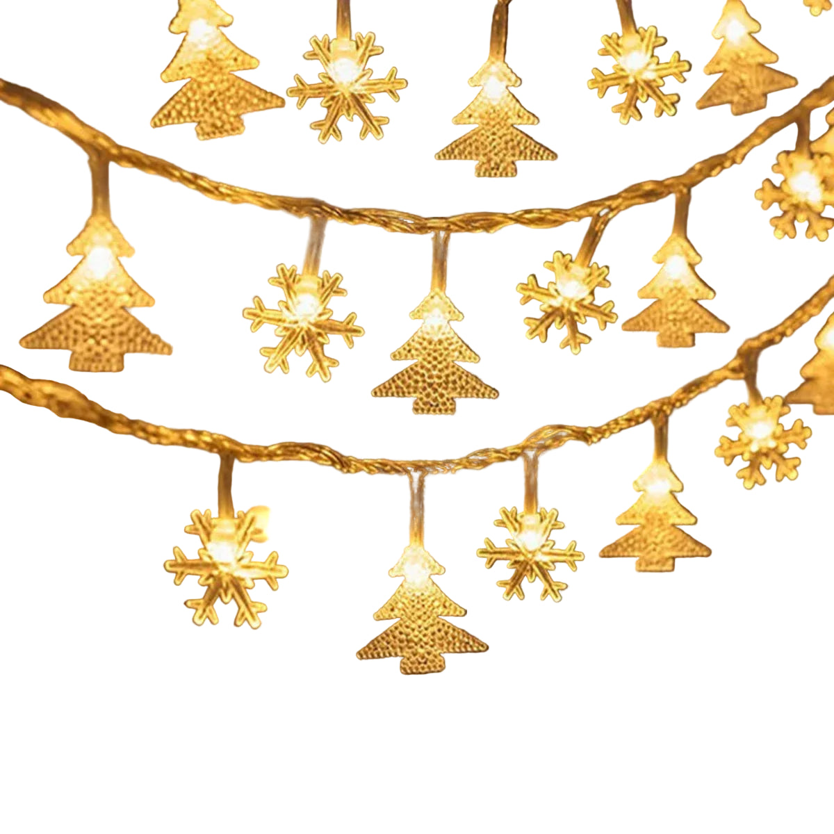 TwinkleStar – Varma LED-ljusslingor för julgransdekoration 0