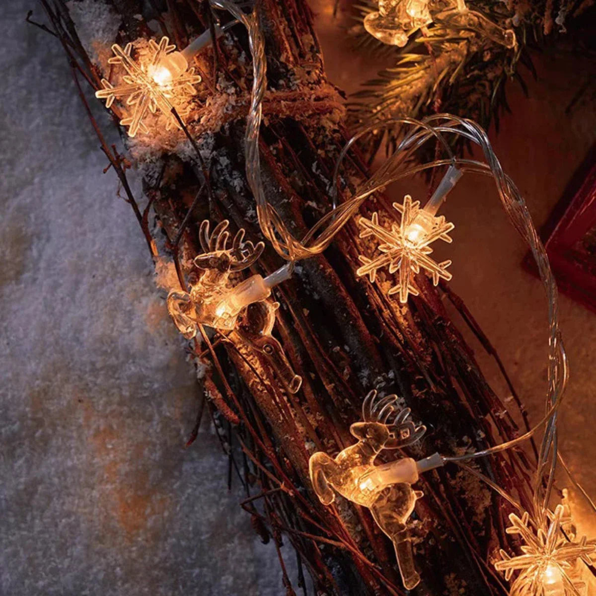 TwinkleStar – Varma LED-ljusslingor för julgransdekoration 1