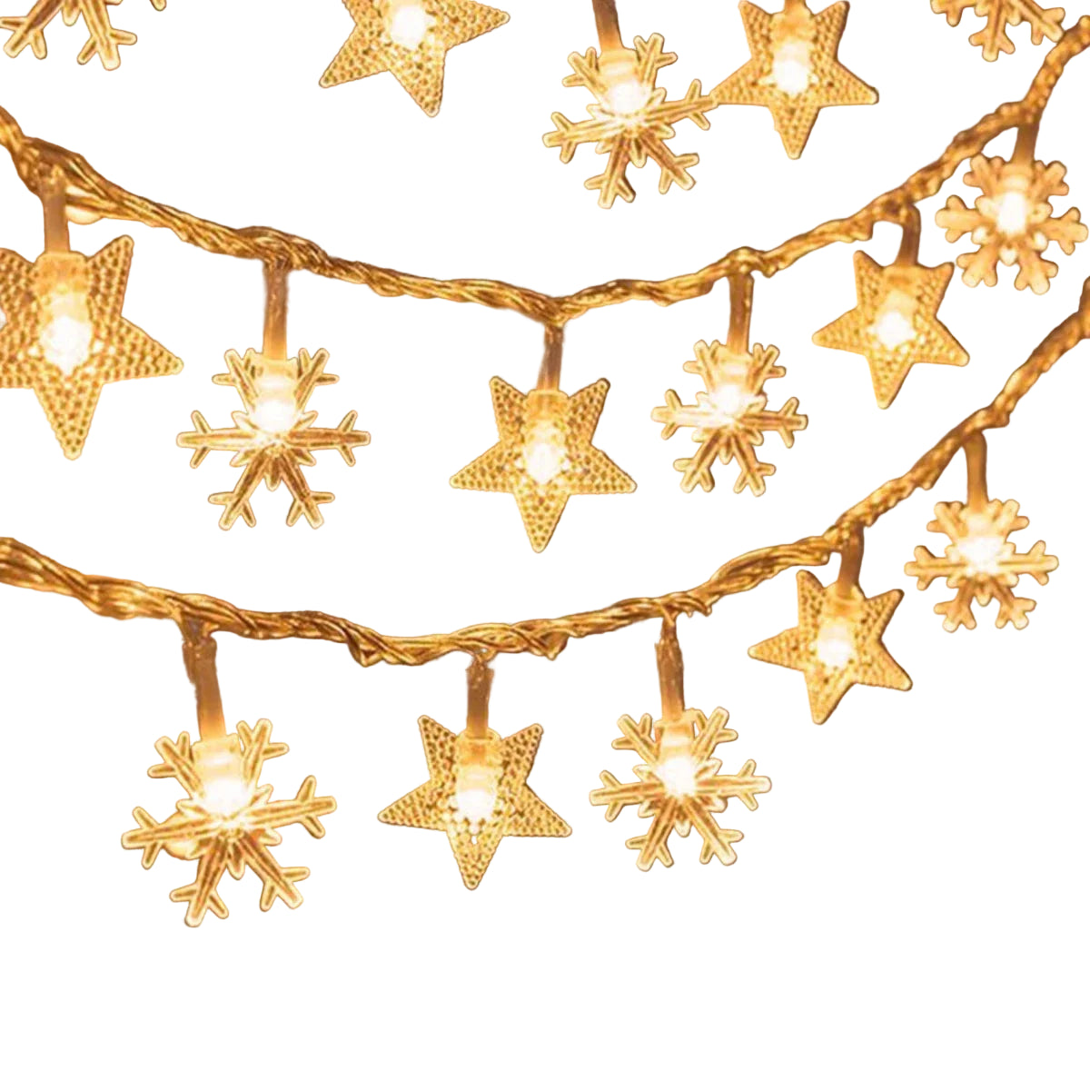 TwinkleStar – Varma LED-ljusslingor för julgransdekoration 3