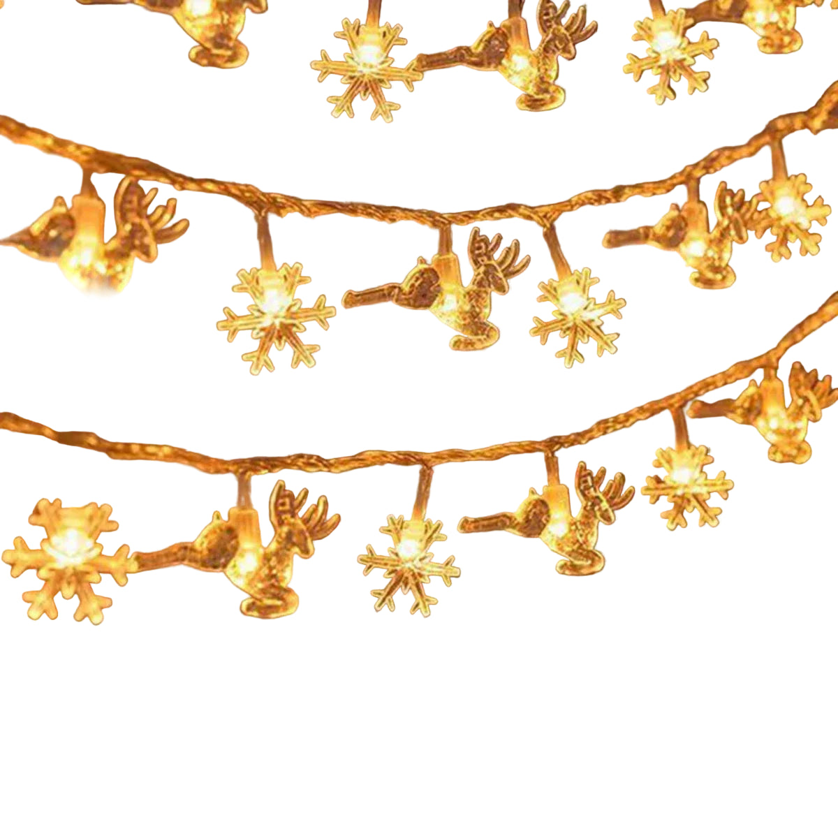 TwinkleStar – Varma LED-ljusslingor för julgransdekoration 5