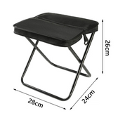 Ultralätt Vikbar Campingpall – Kompakt och Bekväm för Utomhusaktiviteter 1