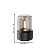 Ultraljudsaromdiffusor med Mjuk Glöd och Avslappnande Aromer – Svart/Vit, 120 ml Kapacitet 1