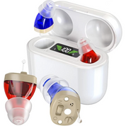 Uppladdningsbara osynliga hörapparater med brusreducering – för mild till måttlig hörselnedsättning 3