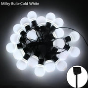 Utomhus LED Ljusslinga Solcell 10 m Varmvit Belysning - Energieffektiv och Väderbeständig Ljusslinga för Trädgård och Uteplats 8