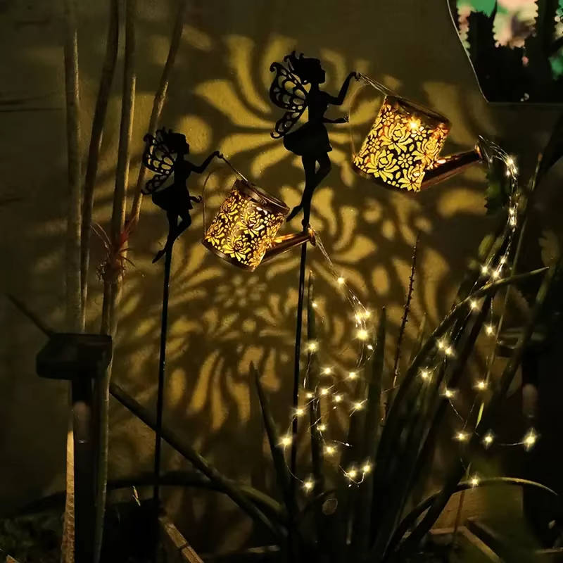 Utomhusljusdekorationer Hängande älvlampa 4