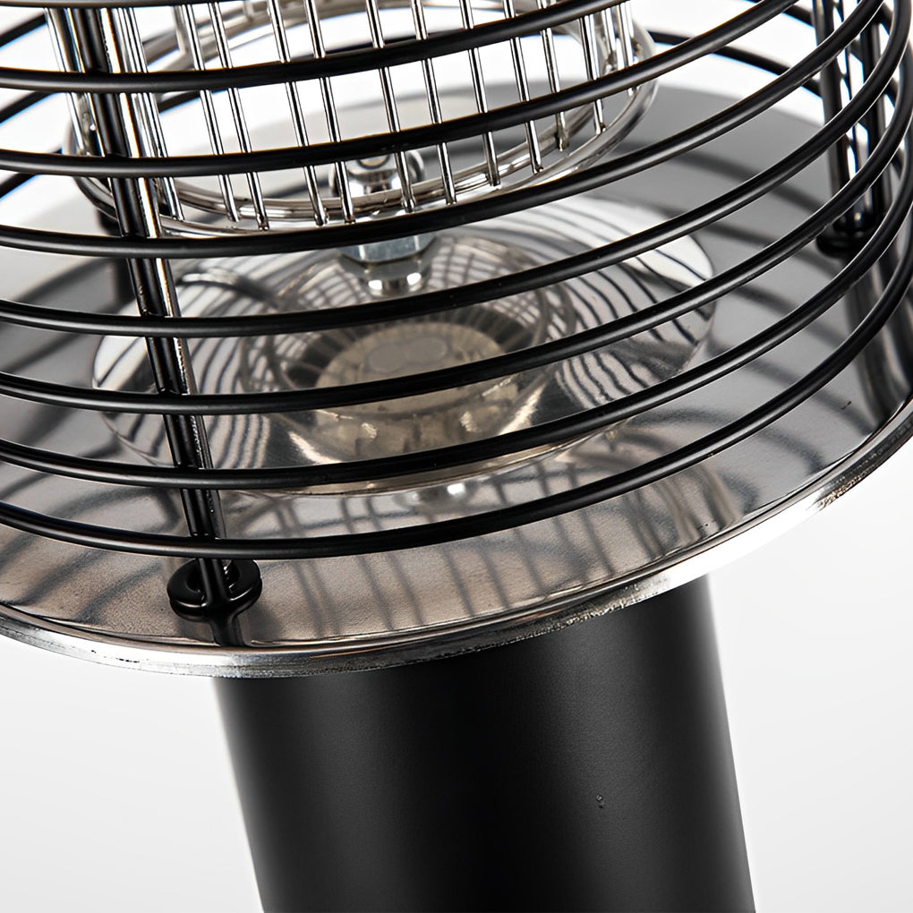 Vattentät Myggdödarlampa med Sol- och USB-laddning – Effektiv Insektskontroll och LED-belysning, Rostfritt Stål, 22cm 3