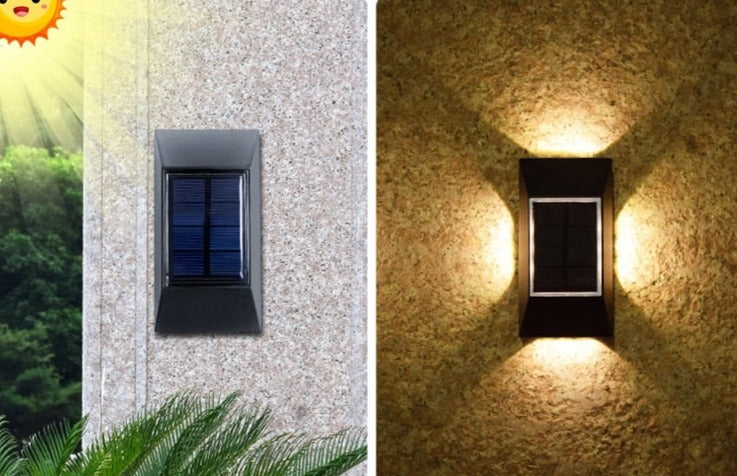 Vattentät Solcellsdriven Trapplampa för Utomhusbruk – Elegant Design och LED-Belysning 2