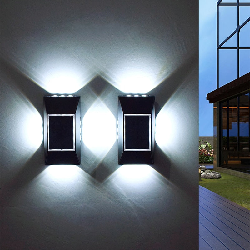 Vattentät Solcellsdriven Trapplampa för Utomhusbruk – Elegant Design och LED-Belysning 4
