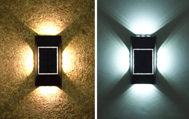 Vattentät Solcellsdriven Trapplampa för Utomhusbruk – Elegant Design och LED-Belysning 5