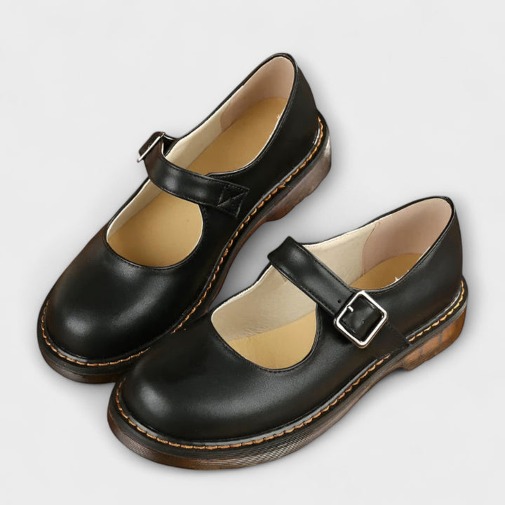 Vintage-Inspired Mary Jane Orthopedic Shoes for Women - Comfortable All-Day Wear 1