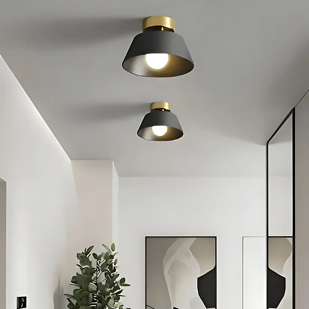 Vintage - Retro LED-taklampa | Taklampa för vardagsrum 0