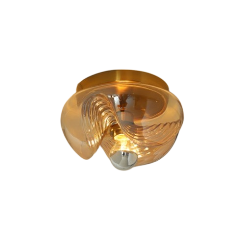 Vireon - Fransk vintage medeltida Bauhaus taklampa 10