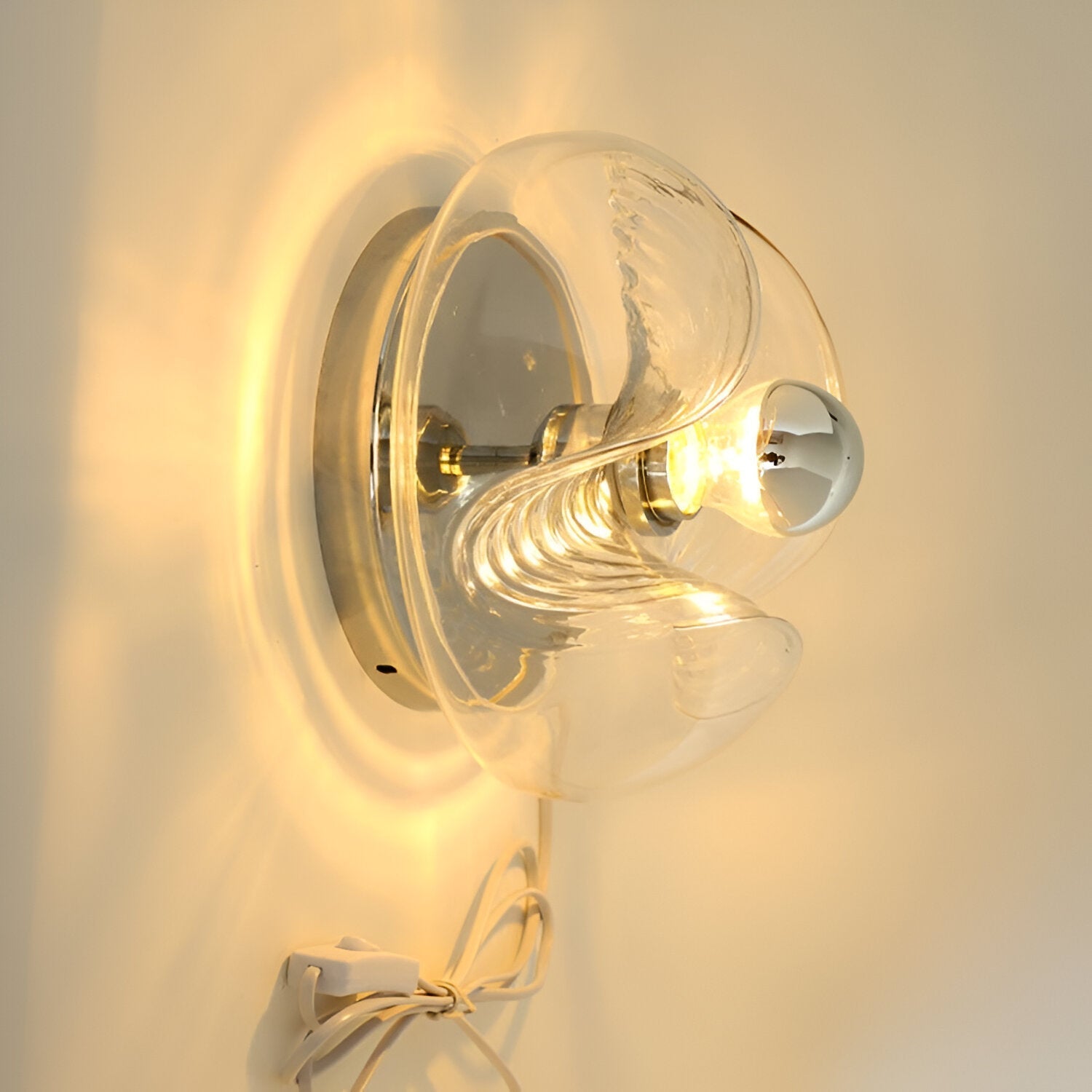 Vireon - Fransk vintage medeltida Bauhaus taklampa 6