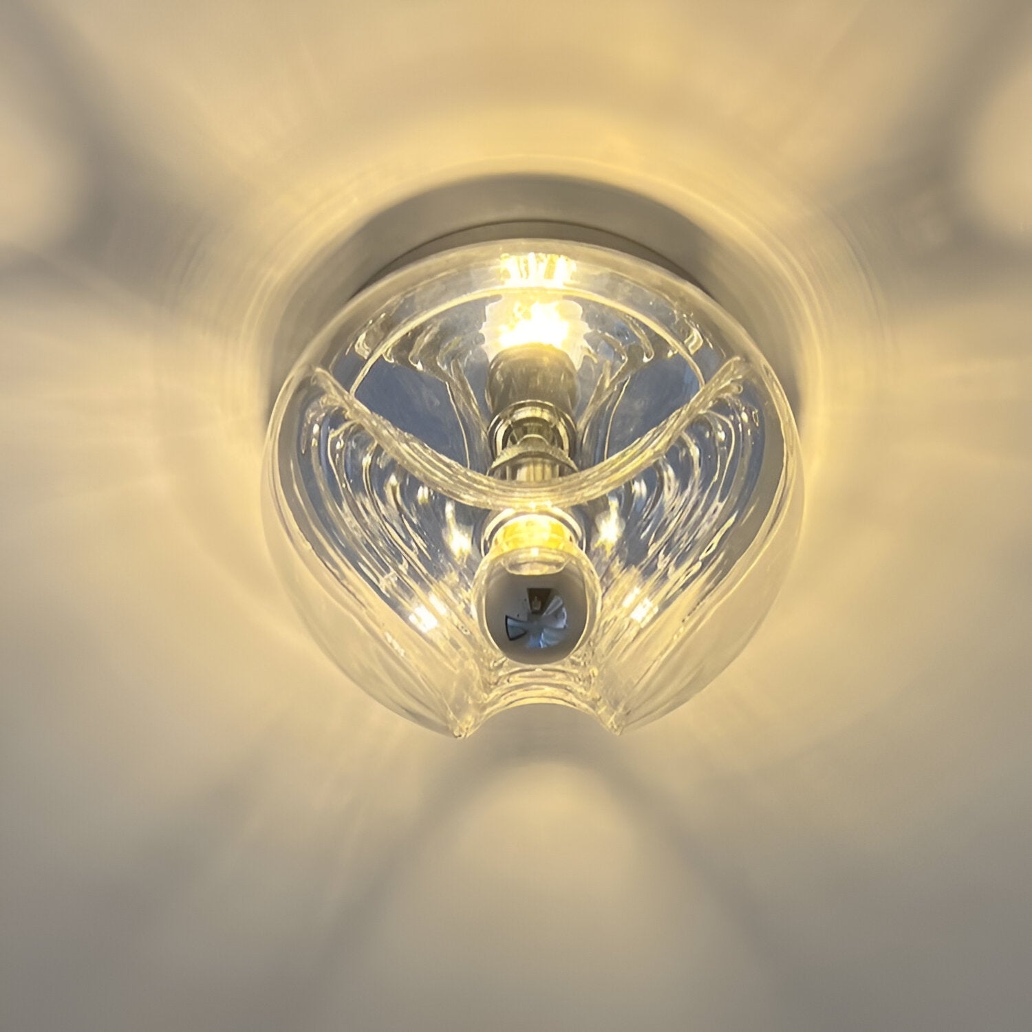 Vireon - Fransk vintage medeltida Bauhaus taklampa 7