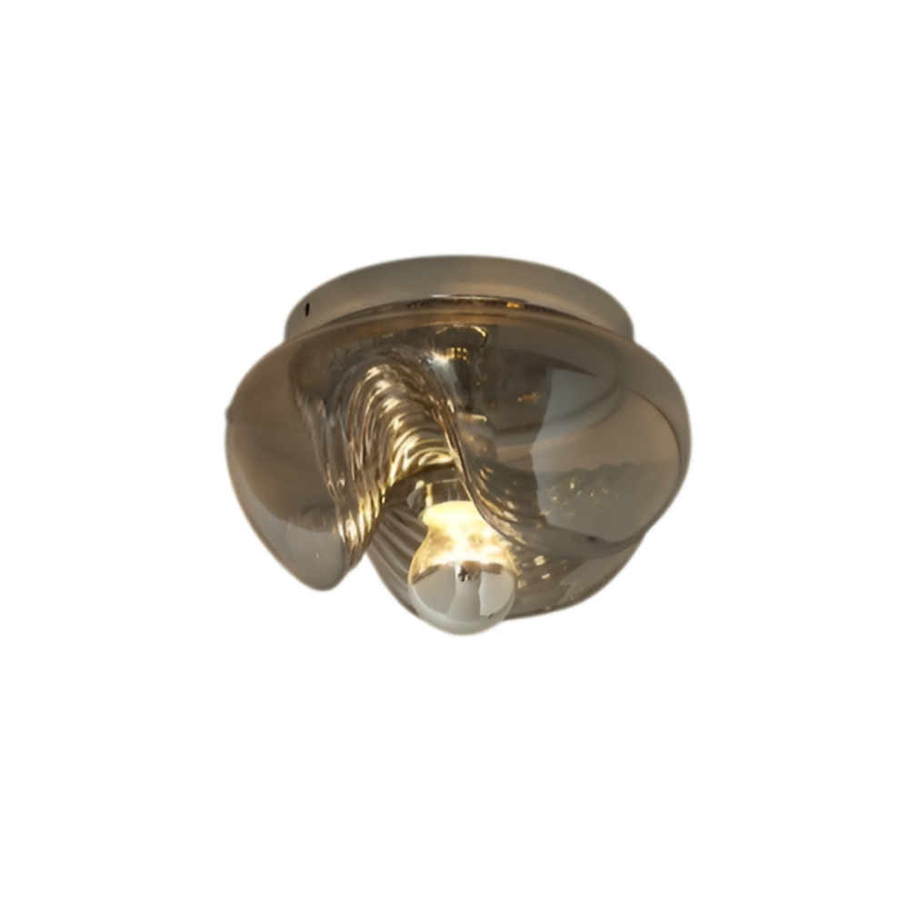 Vireon - Fransk vintage medeltida Bauhaus taklampa 9