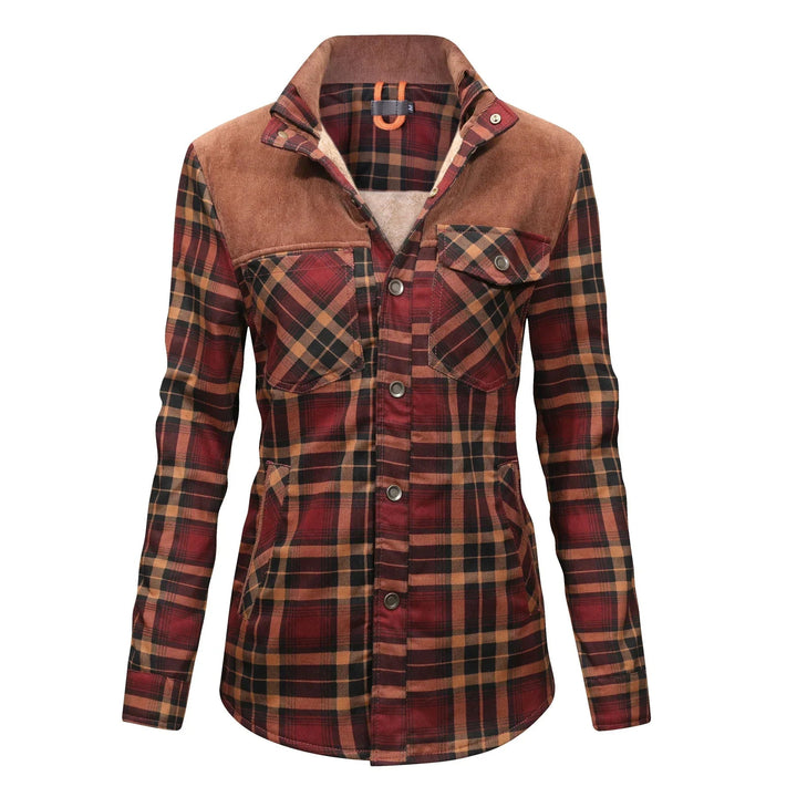 Warm Women's Flannel Jacket for Outdoor Adventures and Winter Wear 7
