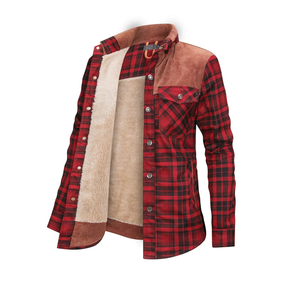 Warm Women's Flannel Jacket for Outdoor Adventures and Winter Wear 9