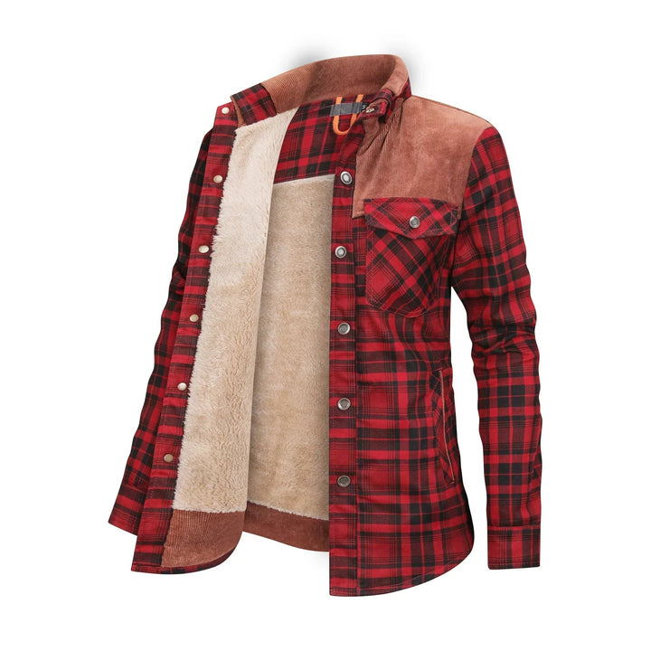 Warm Women's Flannel Jacket for Outdoor Adventures and Winter Wear 9