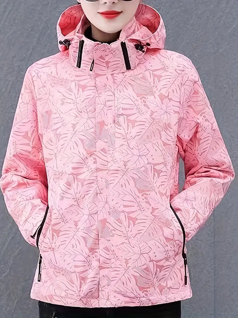Waterproof Outdoor Hiking Jacket for Women - Stylish, Functional, Weatherproof Protection 3