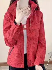 Waterproof Outdoor Hiking Jacket for Women - Stylish, Functional, Weatherproof Protection 8