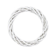 White Wonder | Handgjord rottingkrans för juldörrdekoration 4