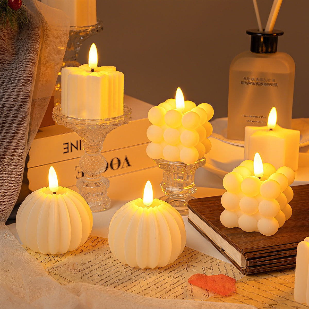 WinterShine – Elegant LED-ljus i frostad glas-snöbollsdesign 4