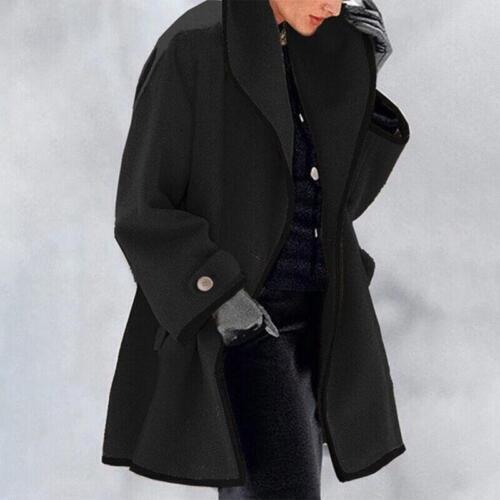 Winter Coats Women - Elegant Women's Coat with Modern Cut for Autumn and Winter, Stylish and Warm Outerwear 2